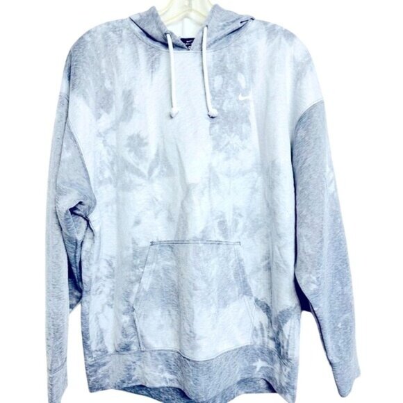 Nike Dri-Fit Tie-Dye Athletic Pullover Hoodie Kangaroo Pockets Sweatshirt M - Picture 1 of 5